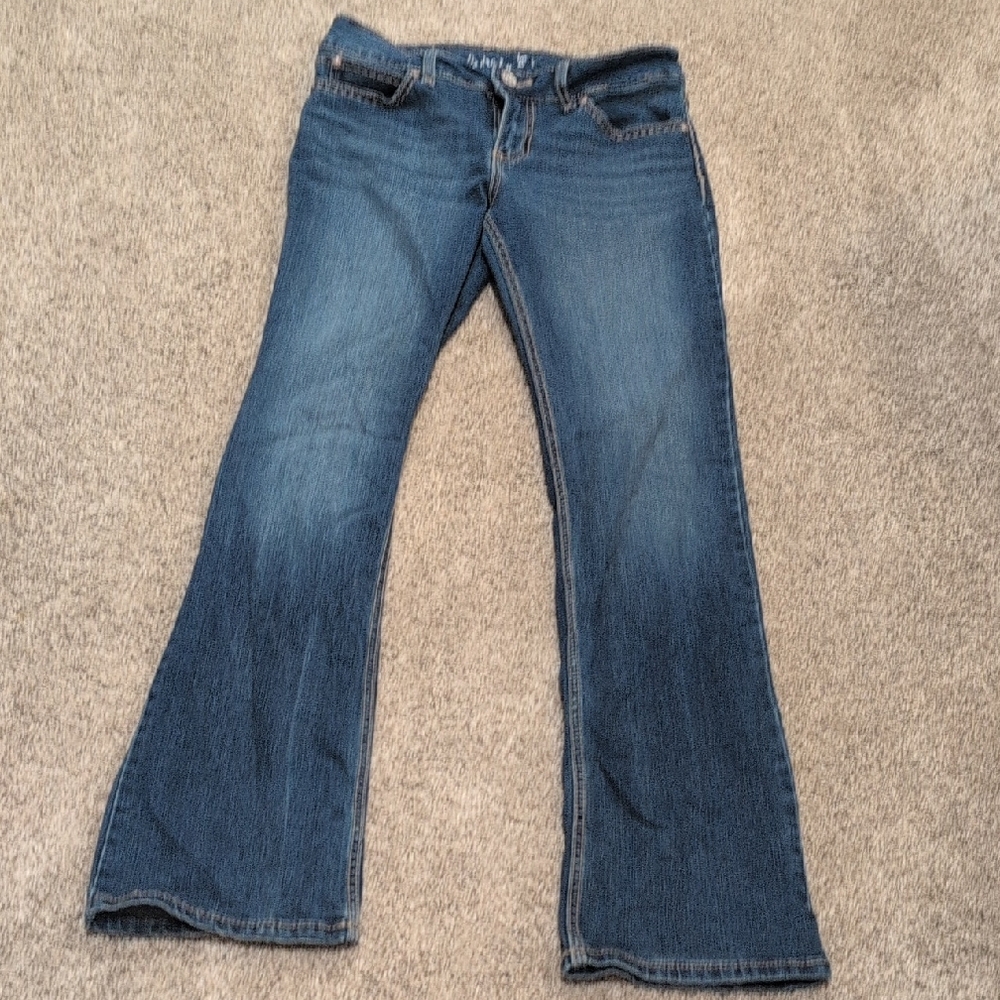 Wrangler Blue Flare Wide Leg Jeans